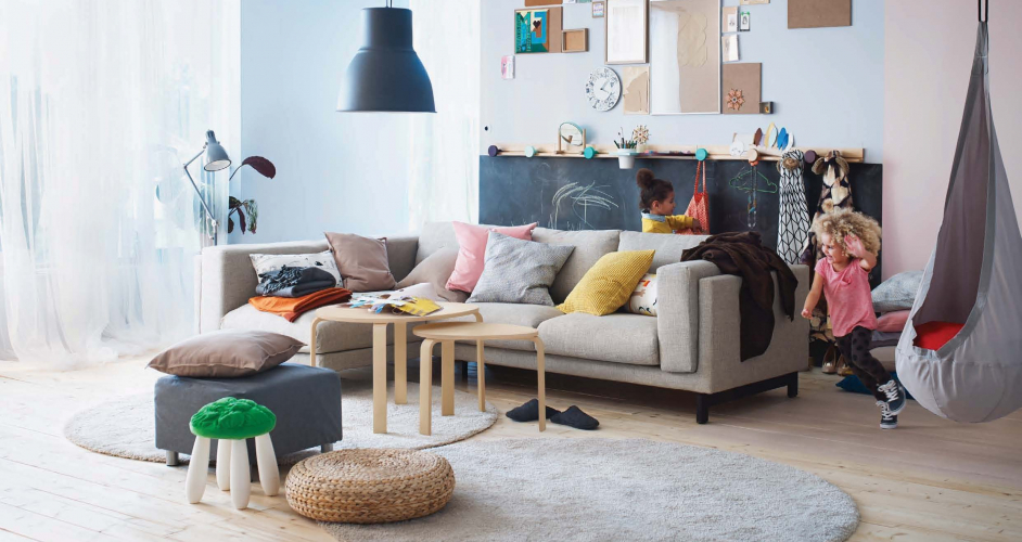 Practical and Comfortable Ikea-style Interior