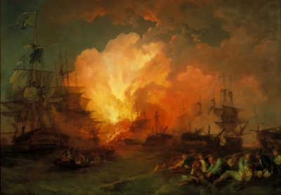 Phillip James De Loutherbourg - The Battle Of The Nile