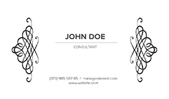 Buy - Design and print Simple & Art Magnetic Business Cards at best price