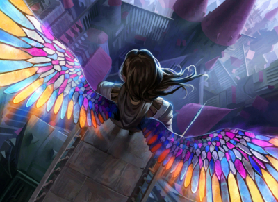 Fantasy world Atr Decor Angels Wings Tiffany Art. No:10000021377
