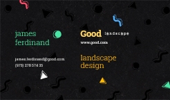 Buy - Design and print Simple, Dark, Art, Services, Education & Modern Magnetic Business Cards at best price