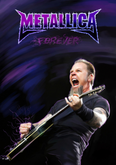 Music Art Metallica Men James Hetfield Guitar Art. No: 10000021083