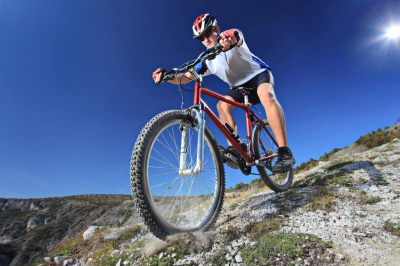 Sport Art & Photo Prints Decor Cyclist on the Slope of the Mountain Art. No: 10000006120