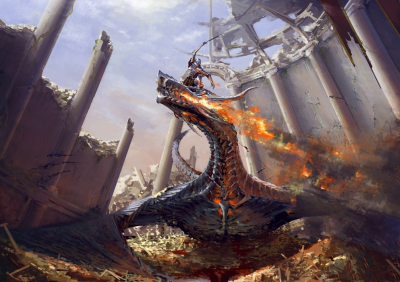 Video Games ART & Photo Prints Posters or Canvas Art Battles Dragons Knight Art. No: 10000008110