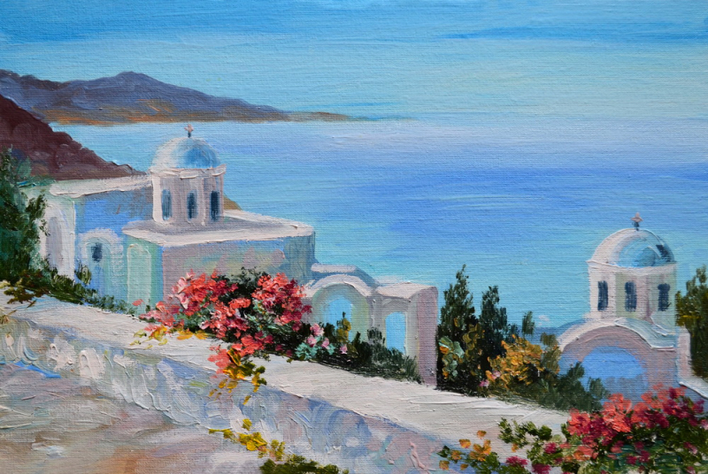 Santorini Landscape