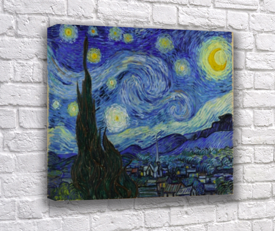 Canvas Print Starry Night 1889